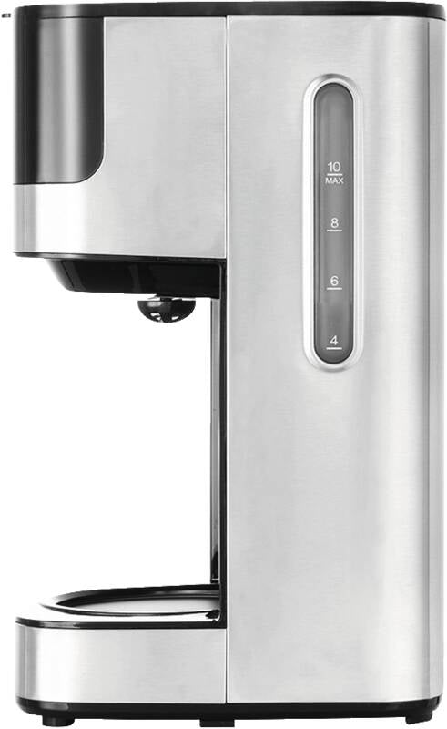 Gastroback 42701 S Filterkaffeemaschine – 10 Tassen, 1,3 l, Karaffe, Silber/Schwarz