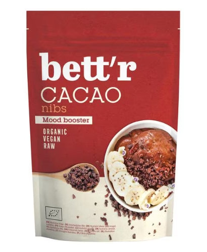 Bett'r Kakaonibs – roh, bio, vegan – 200 g
