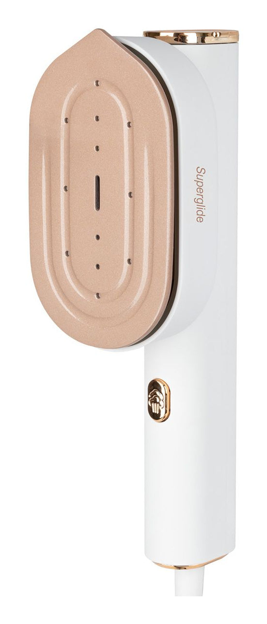 ProfiCare Dampfglätter PC-DG 3124 – Roségold, Weiss, Keramiksohle, Vertikal & Horizontal