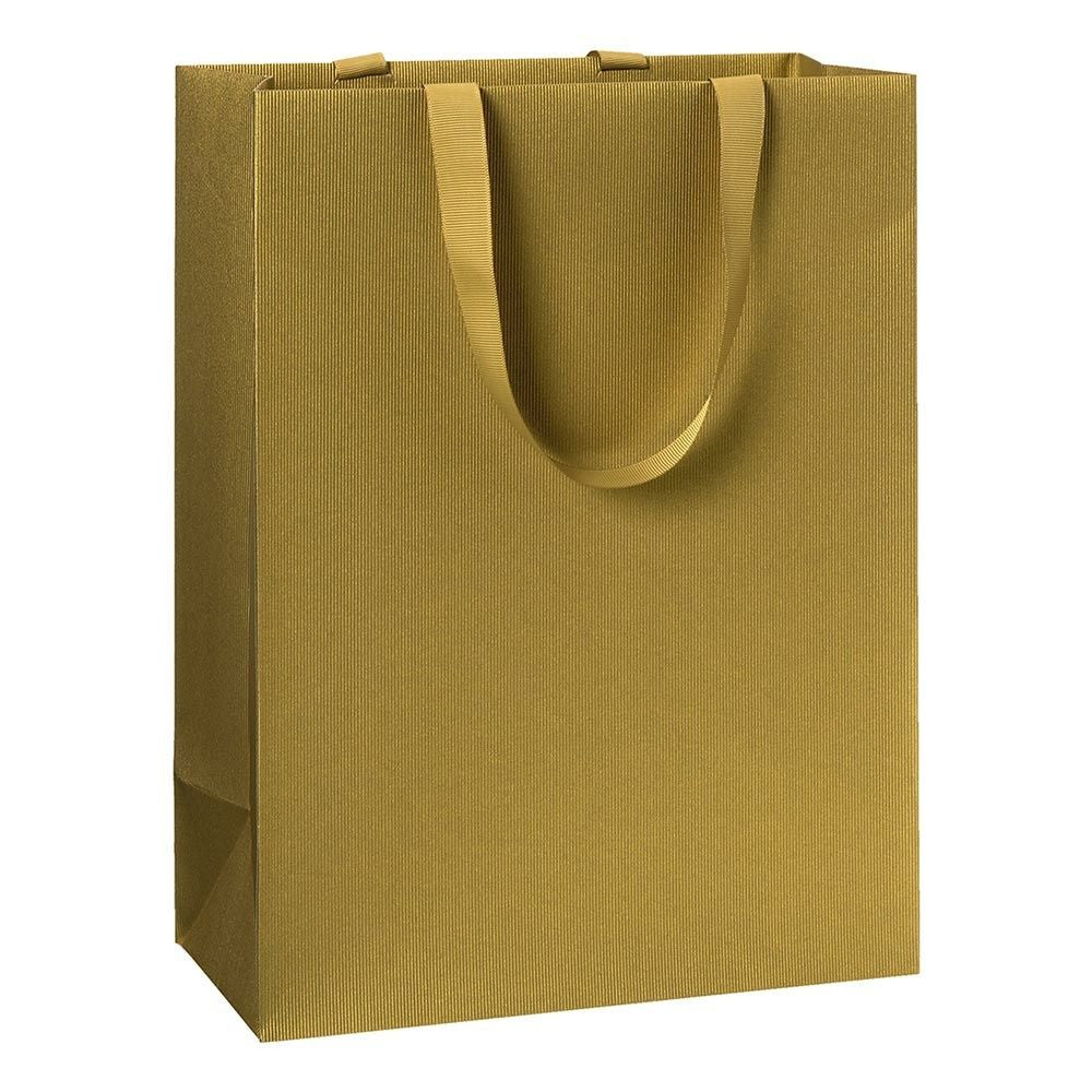 Stewo Geschenktasche Gold – 230 × 300 × 130 mm – 1 Stk. – Herzlichen Glückwunsch