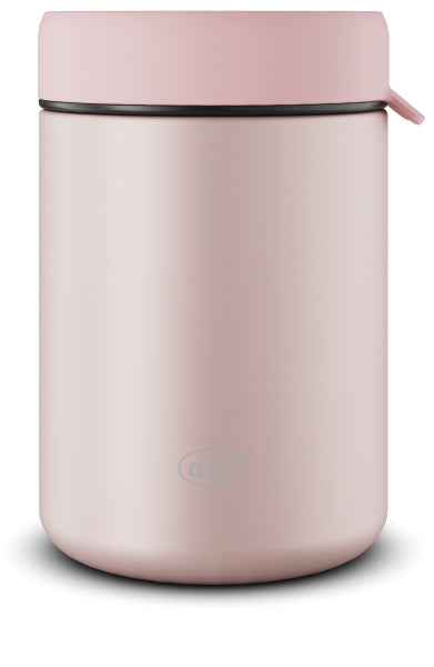 Alfi Thermo-Foodbehälter – 350 ml, 8,8 × 8,8 × 13,3 cm, Edelstahl, mit Schwenkverschluss, auslaufsicher
