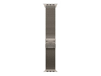 Apple Milanese Loop Titan – Armband – für Apple Watch 49 mm, Natural, Grösse S
