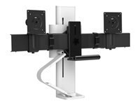 Ergotron TRACE – Tischhalterung, Dual, Tischklemme, Weiss