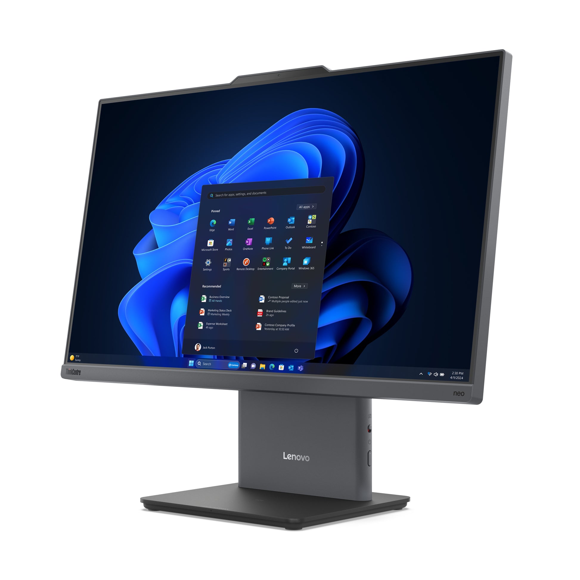 Lenovo ThinkCentre All-in-One – 23,8" Full HD, Intel Core i7-13620H, 16 GB RAM, 1 TB SSD, Windows 11 Pro