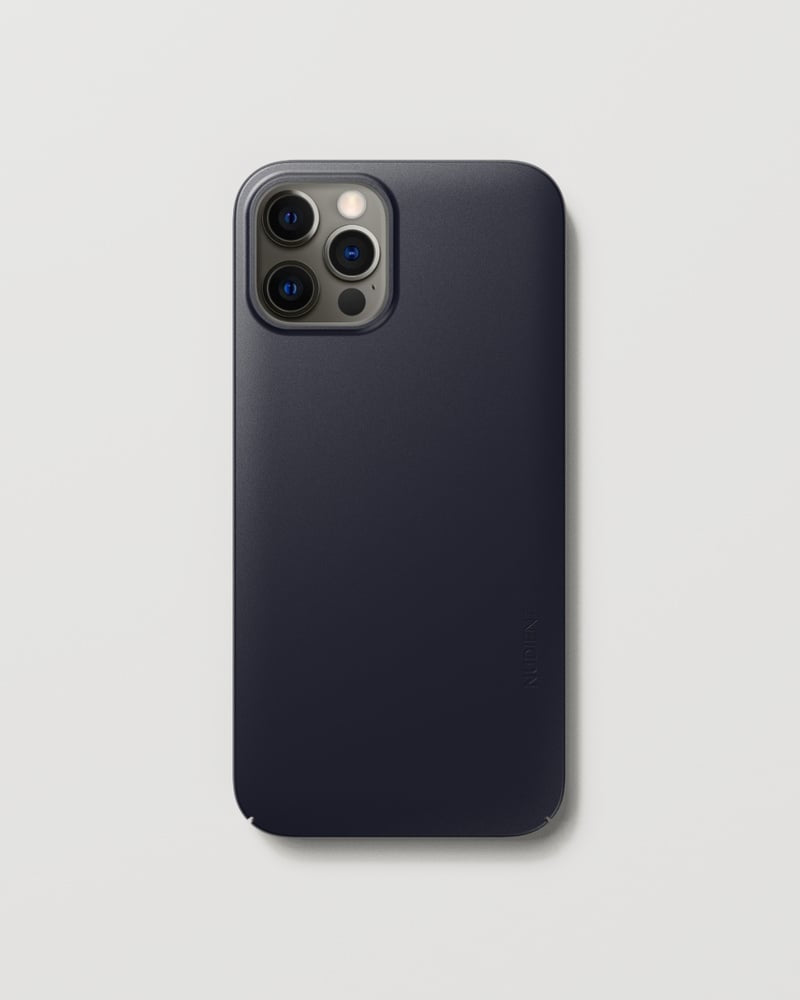 Nudient – Backcover – für Apple iPhone 12 Pro – Midwinter Blue – MagSafe-kompatibel