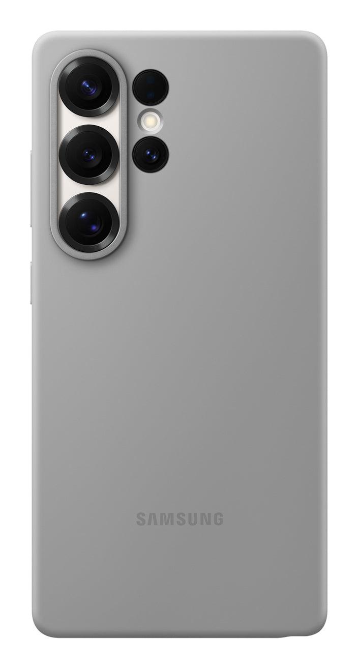 Samsung Backcover – für Samsung Galaxy S25 Ultra – grau – Silikon – stossfest