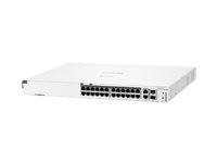 HPE Aruba Networking 1960 24G – Managed Switch – 24×GbE, 2×SFP+, L2+, PoE++ 370 W, 1U