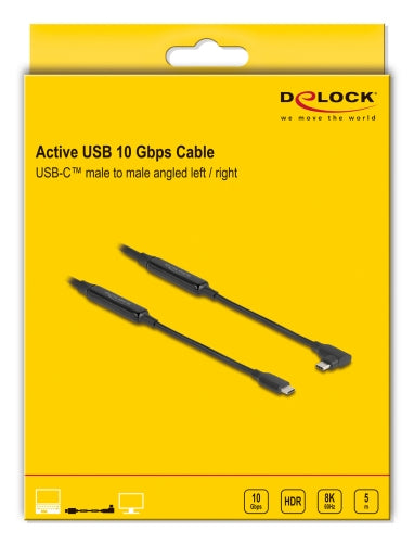 DeLOCK USB-Kabel, USB-C zu USB-C, 5 m, USB4
