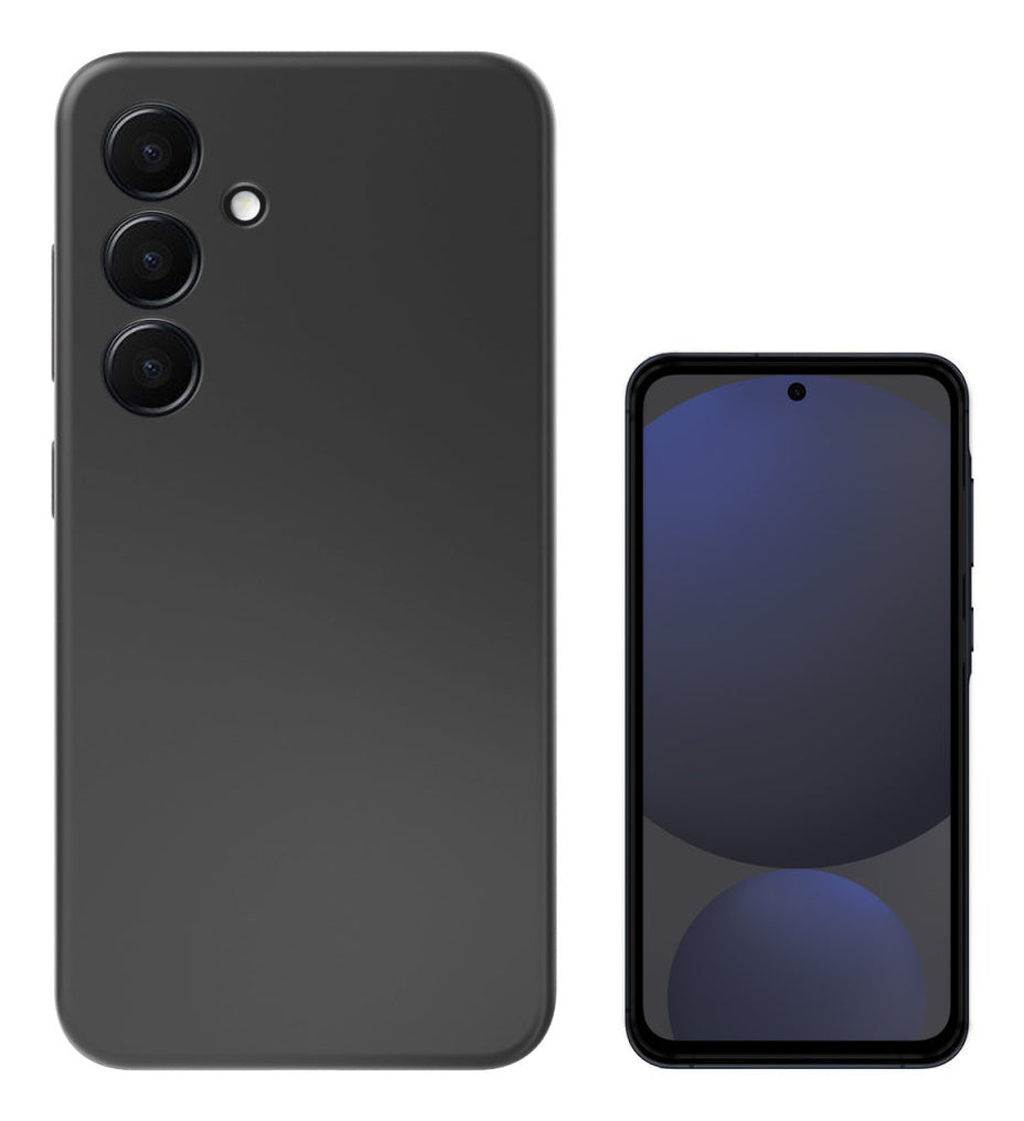 4smarts Backcover – für Samsung Galaxy A36 5G, Silikon, Schwarz
