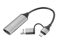 Sandberg HDMI auf USB-C + USB-A Multiport-Adapter