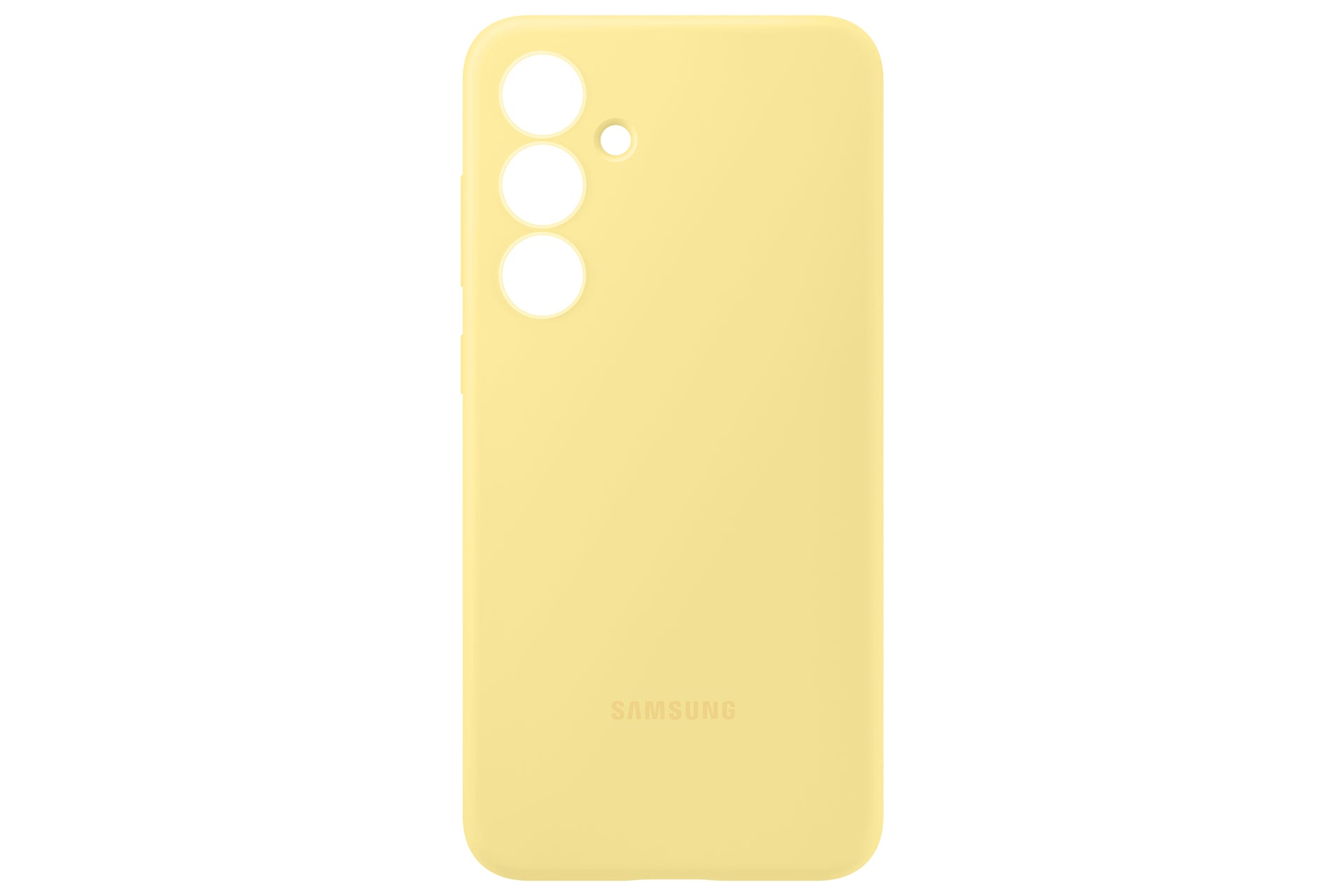Samsung Backcover – für Samsung Galaxy S24 FE – gelb – Silikon, stossfest