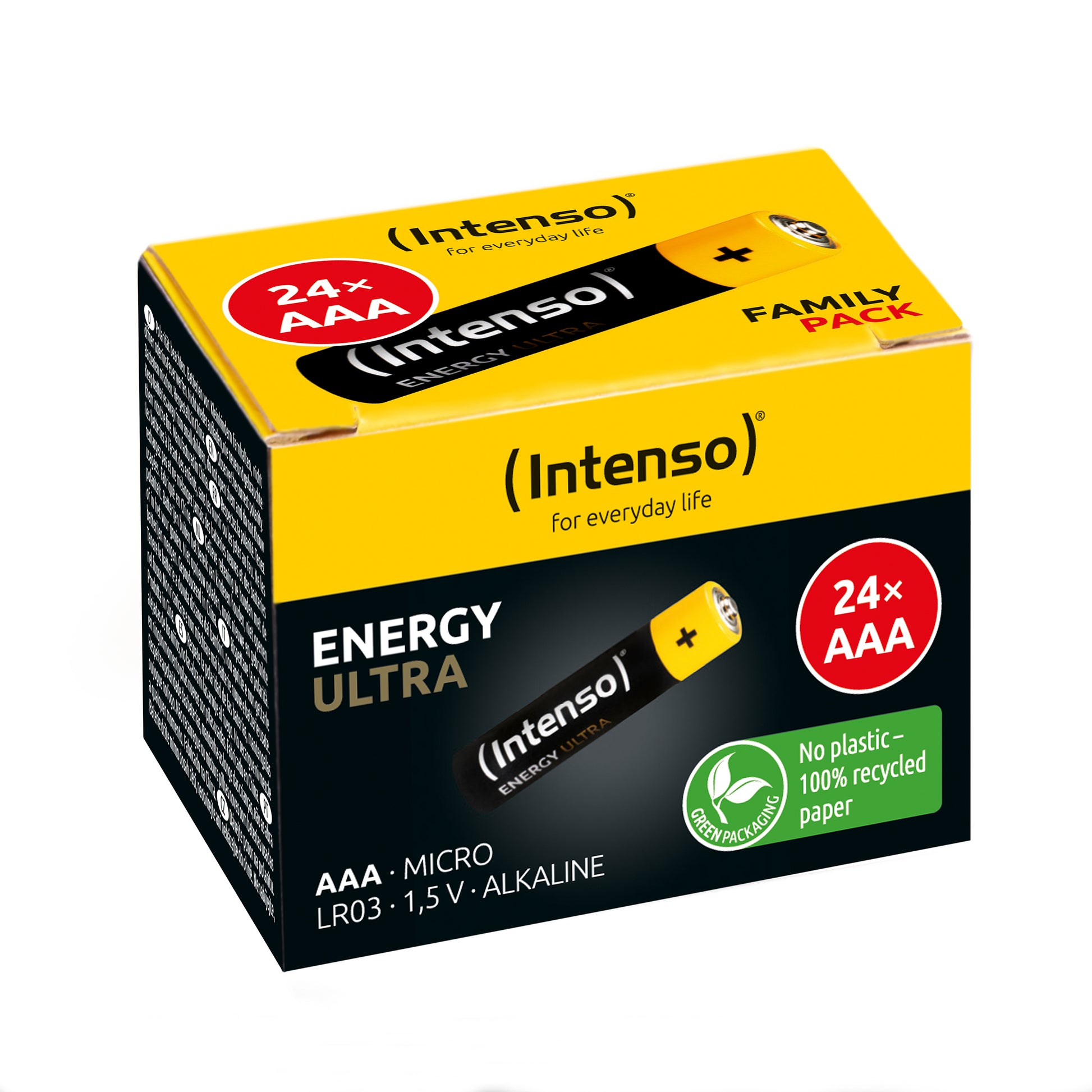Intenso AAA Batterien – Alkaline, 1,5 V – 24 Stk.