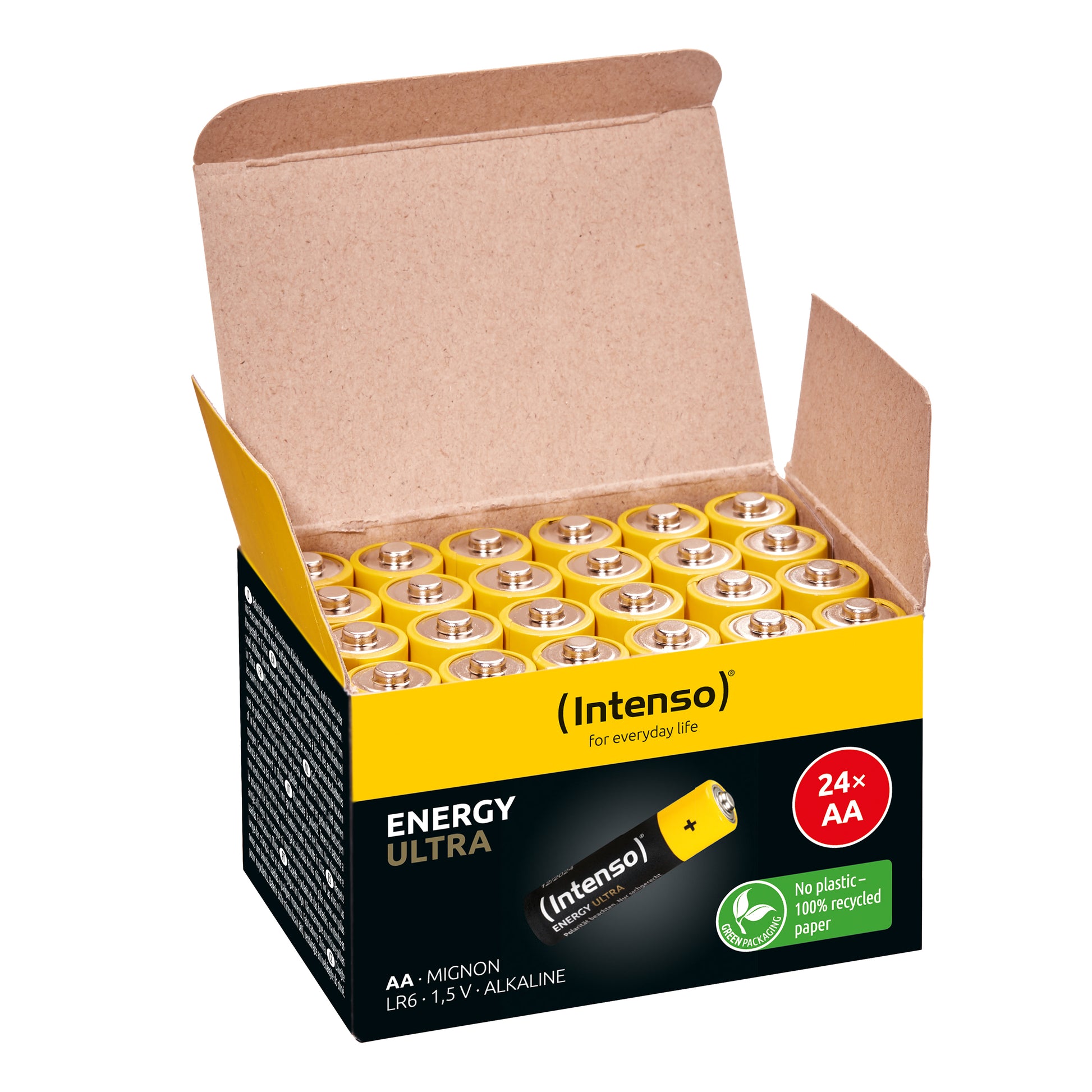 Intenso AA Batterien – Alkaline, 1,5 V – 24 Stk.