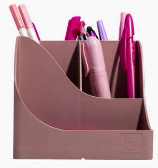 Exacompta Multiköcher – 5 Fächer, rosa, Kunststoff, B 109 × H 119 × T 155 mm
