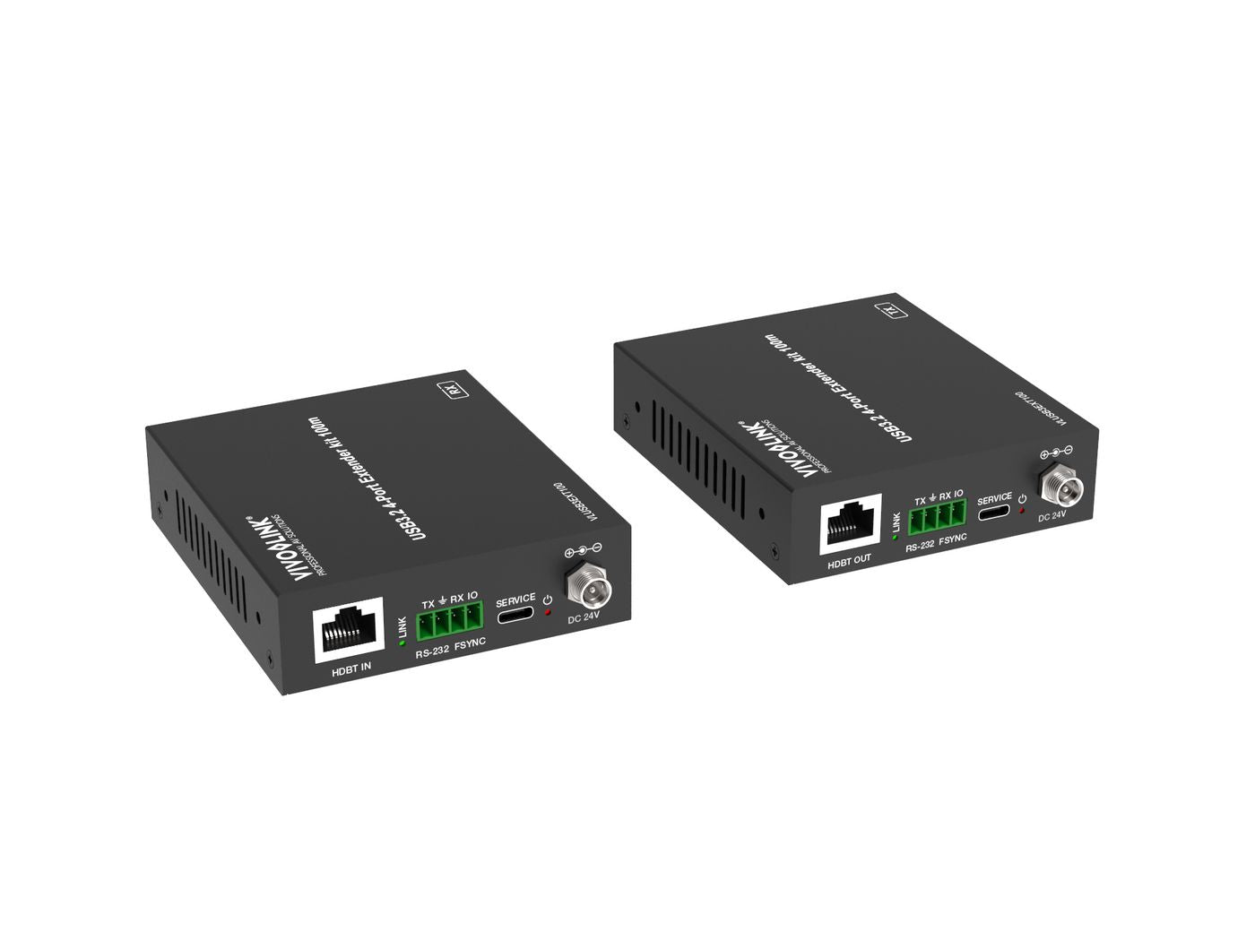 Vivolink USB 3.2 Gen 1 Extender, 4-Port, bis 100 m, 5 Gbit/s