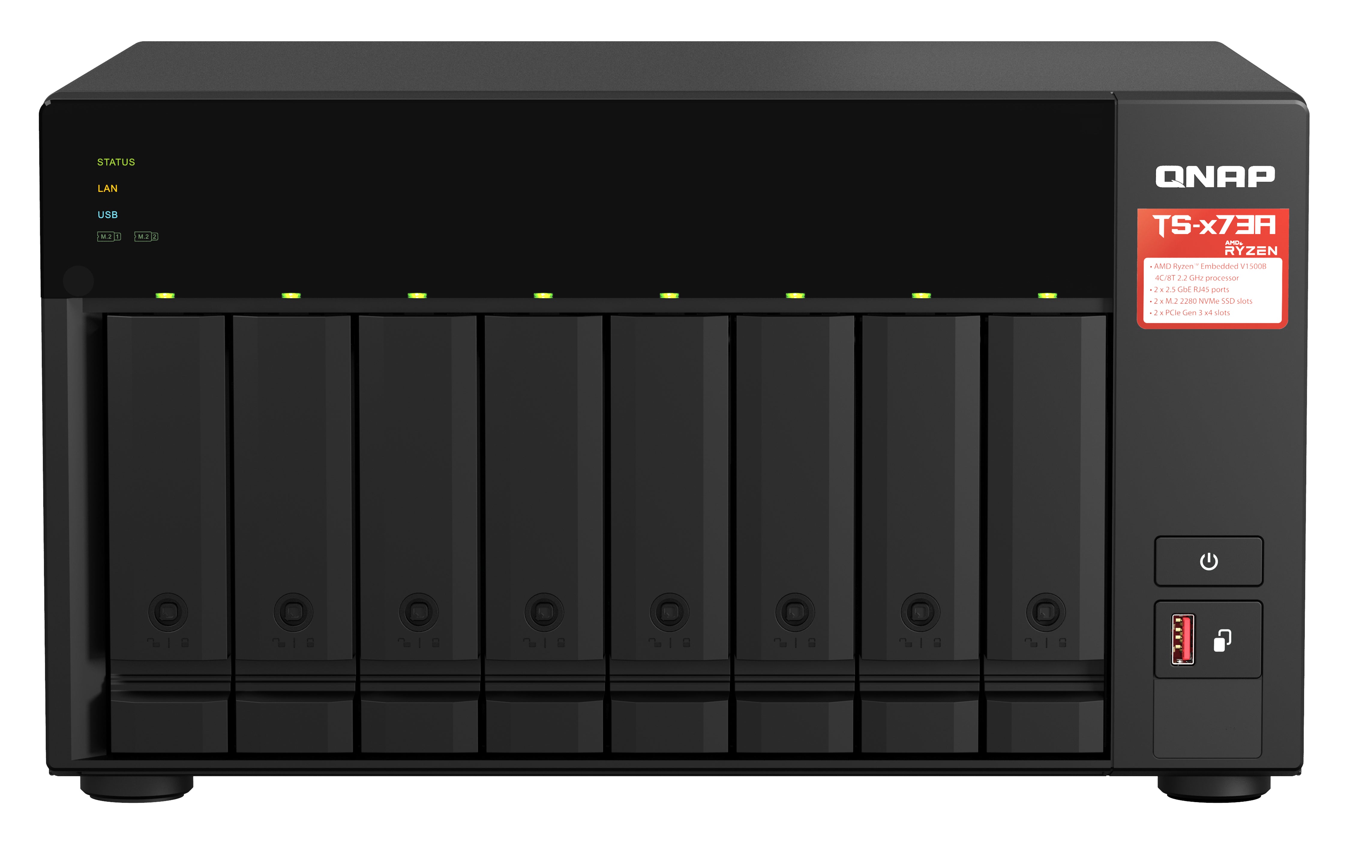 QNAP TS-873A-8G Speichergerät – 8 Bay