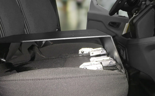 Gamber-Johnson Fahrzeug-Dock für Sitzmontage – Aluminium, 2,6 kg – Schwarz