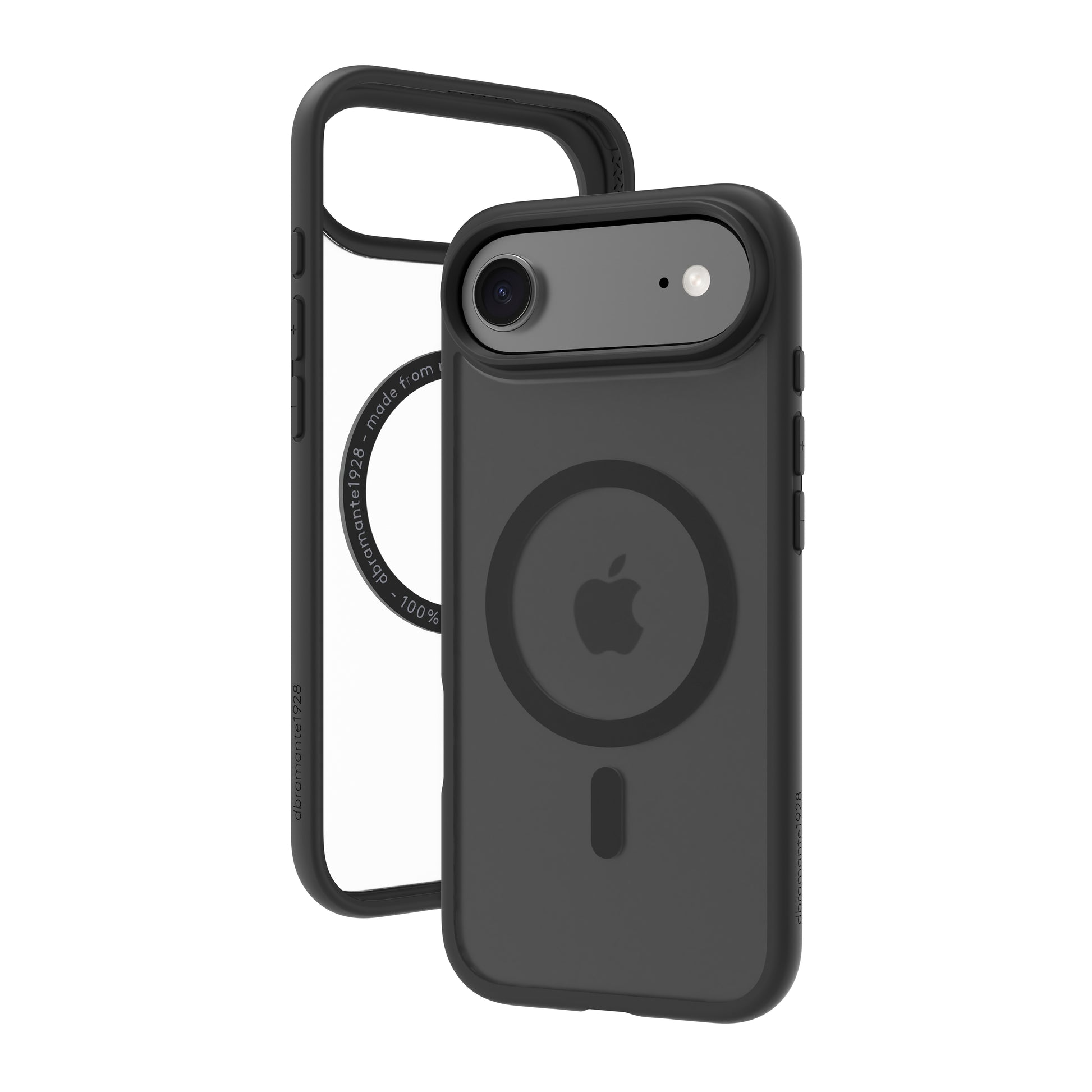 dbramante1928 Grenen MS Backcover – für Apple iPhone 17 Air, Kunststoff, Schwarz, bis 2 m Sturzsicher