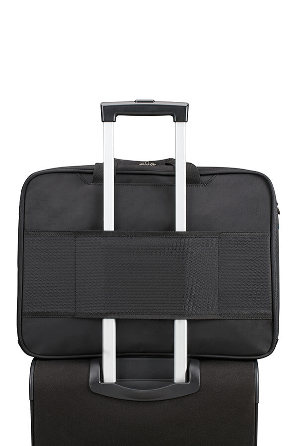 Samsonite Vectura Evo Notebook-Tasche – für Notebooks bis 17,3", 20,5 l, USB-Port, Aufsteckfunktion, Polyester