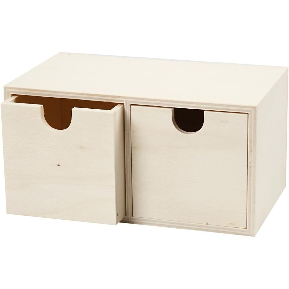 Creativ Company Truhe – Holz – natur – 177 × 92 × 92 mm