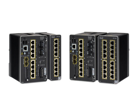 Cisco Catalyst IE3300 – Managed L2/L3 Switch – 8× 10G, 2× SFP, PoE, 19"