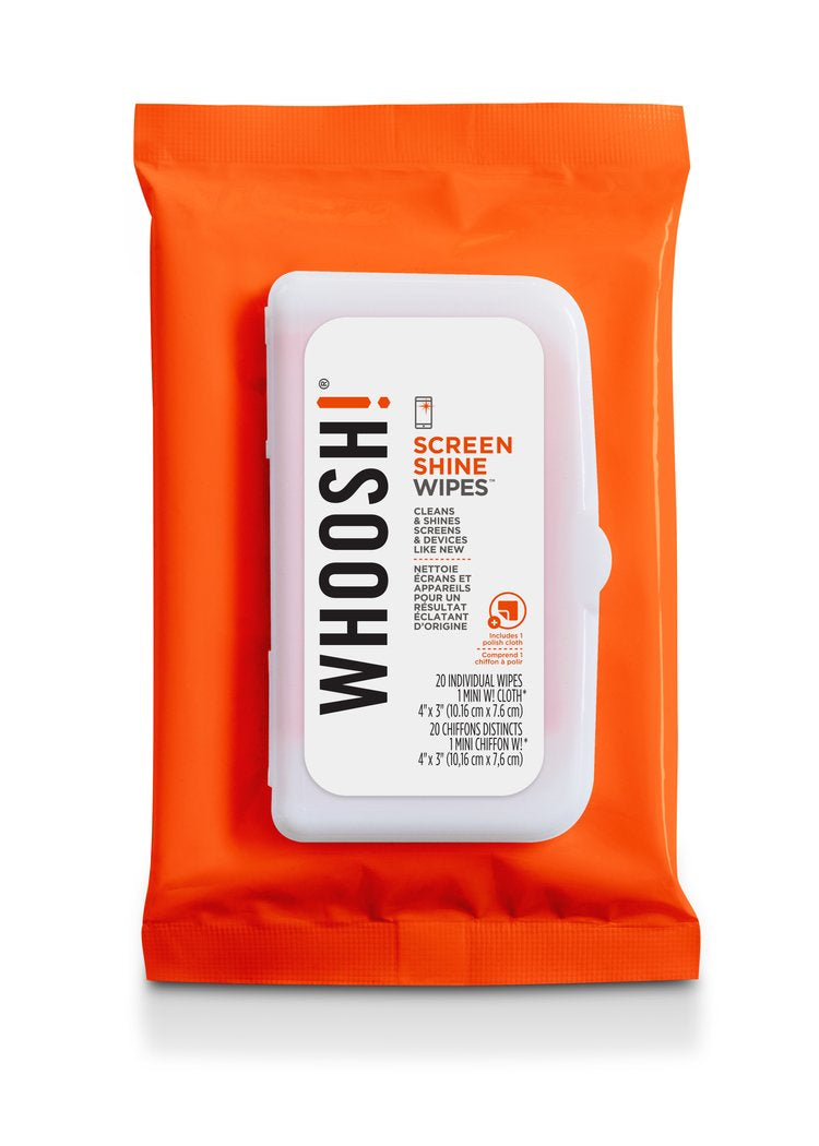 WHOOSH! WHOOSH Reinigungstücher Screen Shine Wipes – für Handy/Smartphone – 20 Stk.