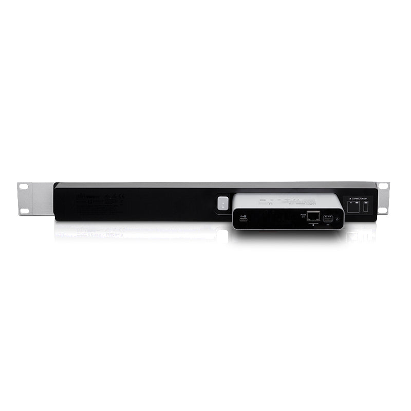 Ubiquiti CKG2-RM – Frontabdeckung, für CloudKey G2/CloudKey G2 Plus, 19" (48,3 cm), Schwarz/Silber, 1× RJ‑45
