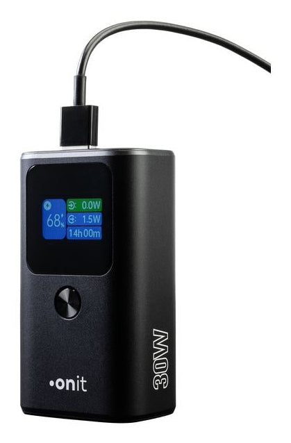 Onit Powerbank Pro 10000mAh PD Block Mini – 30 W PD, Anthrazit