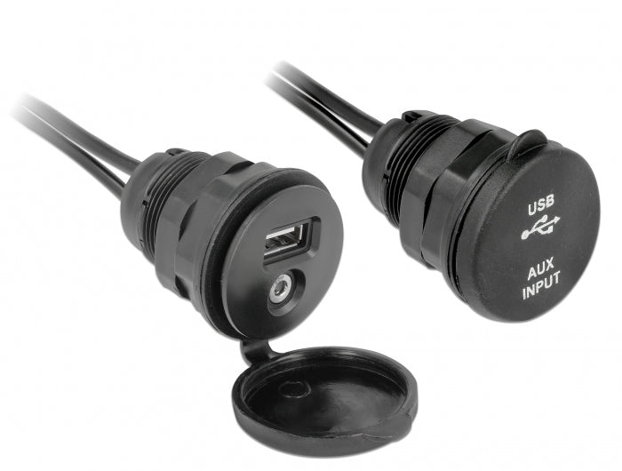 DeLOCK USB-A Verlängerungskabel (Stecker auf Buchse) – USB 2.0 (480 Mbit/s) – 2 m – Schwarz