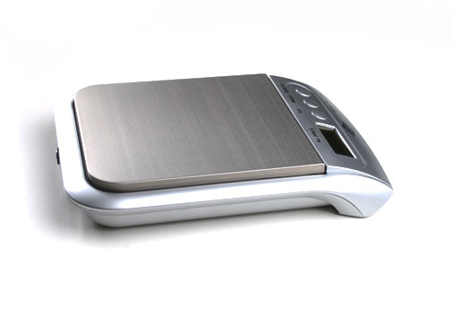 Wedo Waage Optimo Steel 5000 – 5 kg, Teilung 1 g, 245×40×186 mm, Edelstahl