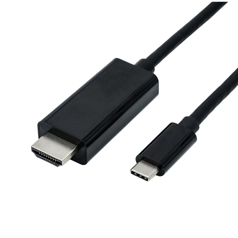 ROLINE USB-C auf HDMI Kabel 4K 60 Hz – 5 m – für Geräte mit USB-C (DisplayPort Alt Mode)
