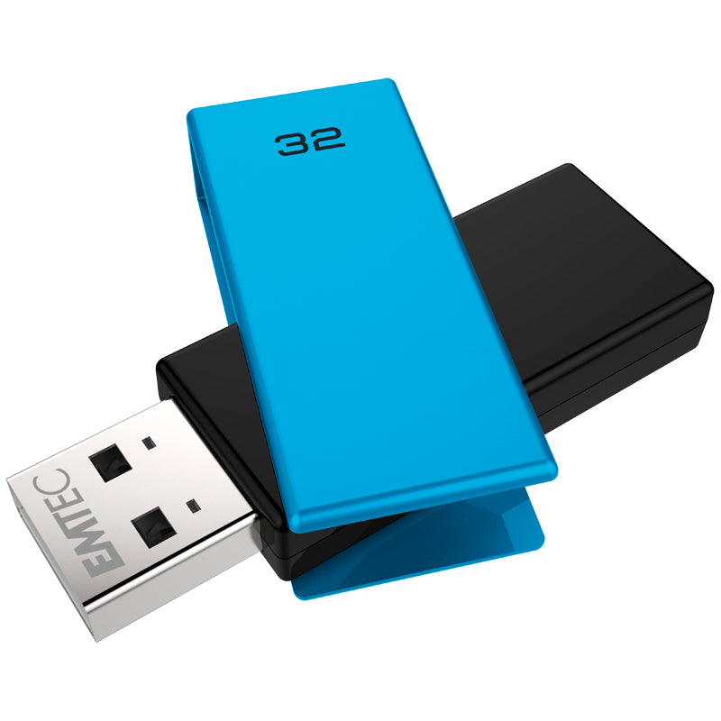Emtec C350 USB-Stick – 32 GB, USB 2.0, blau