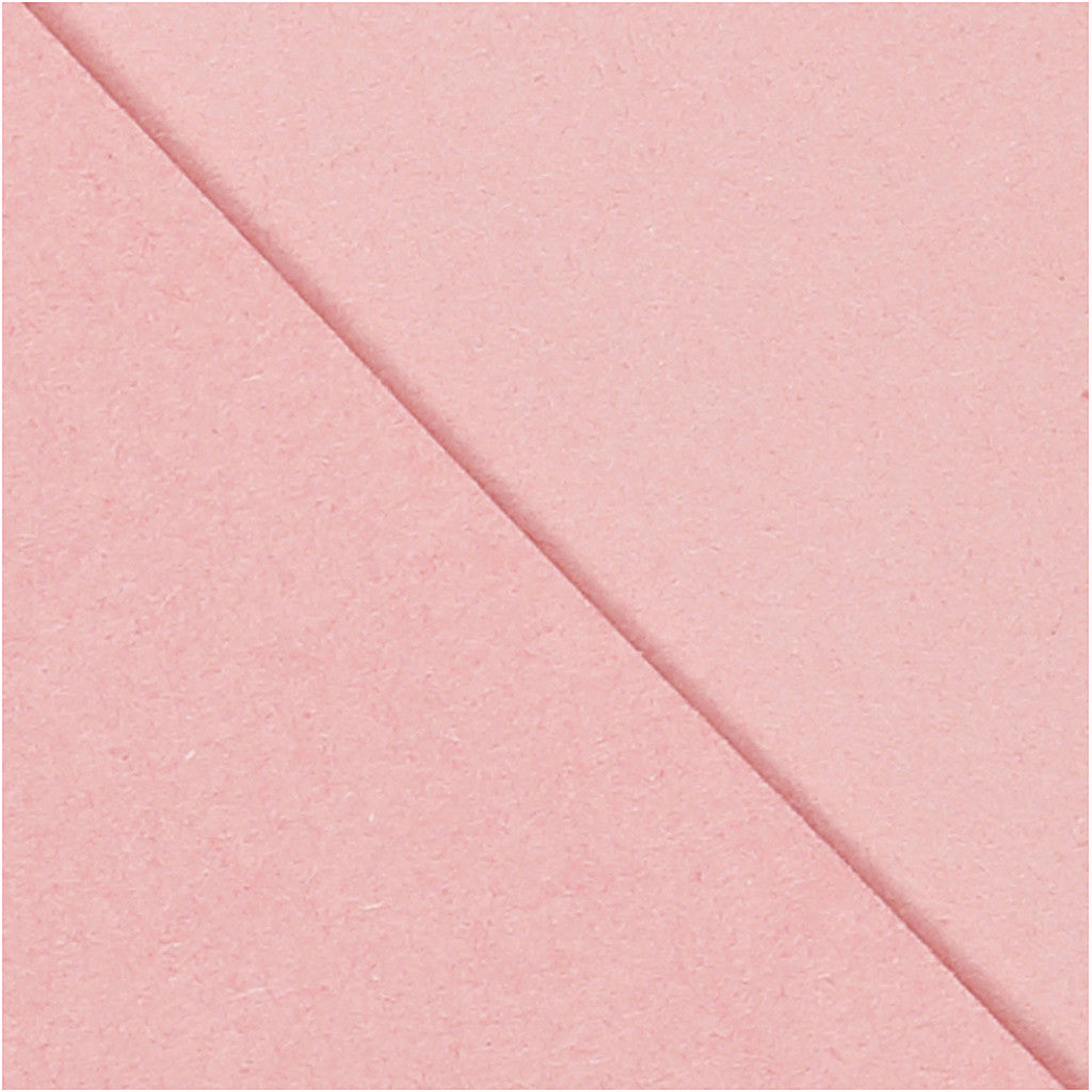 Creativ Company Couvert C6, ohne Fenster, rosa, 110 g/m² – 10 Stk.