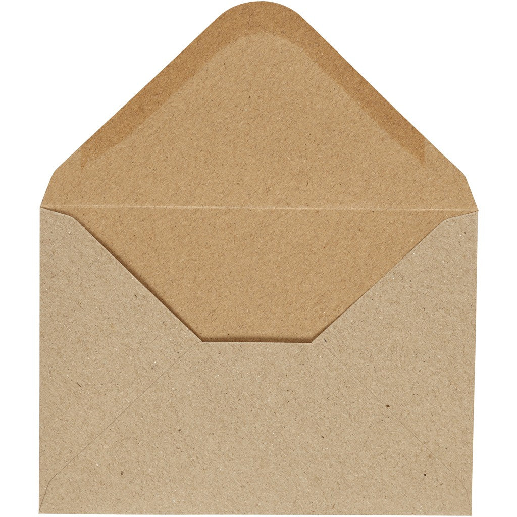 Creativ Company Couvert C6, ohne Fenster, beige, 110 g/m² – 10 Stk.