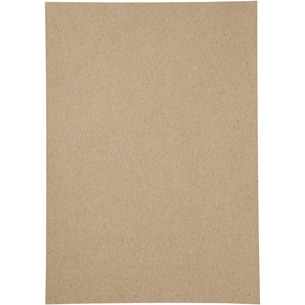 Creativ Company Bastelpapier – A4, braun, 120 g/m² – 20 Blatt, Kunstpapier
