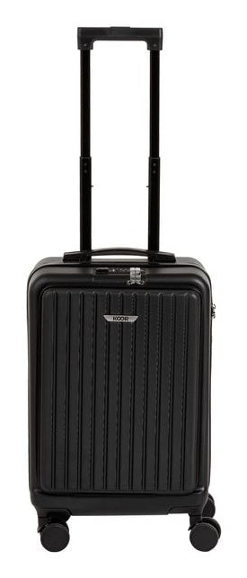 KOOR Handgepäck-Trolley – 39,5 l, ABS, 4 Rollen, mit TSA, schwarz, 35 × 58 × 24 cm