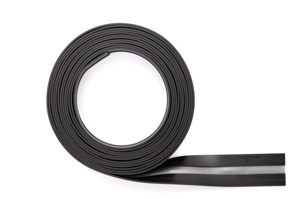 Durable Durafix Roll Magnetleiste – 5 m × 17 mm, silber metallic, zuschneidbar, selbstklebend