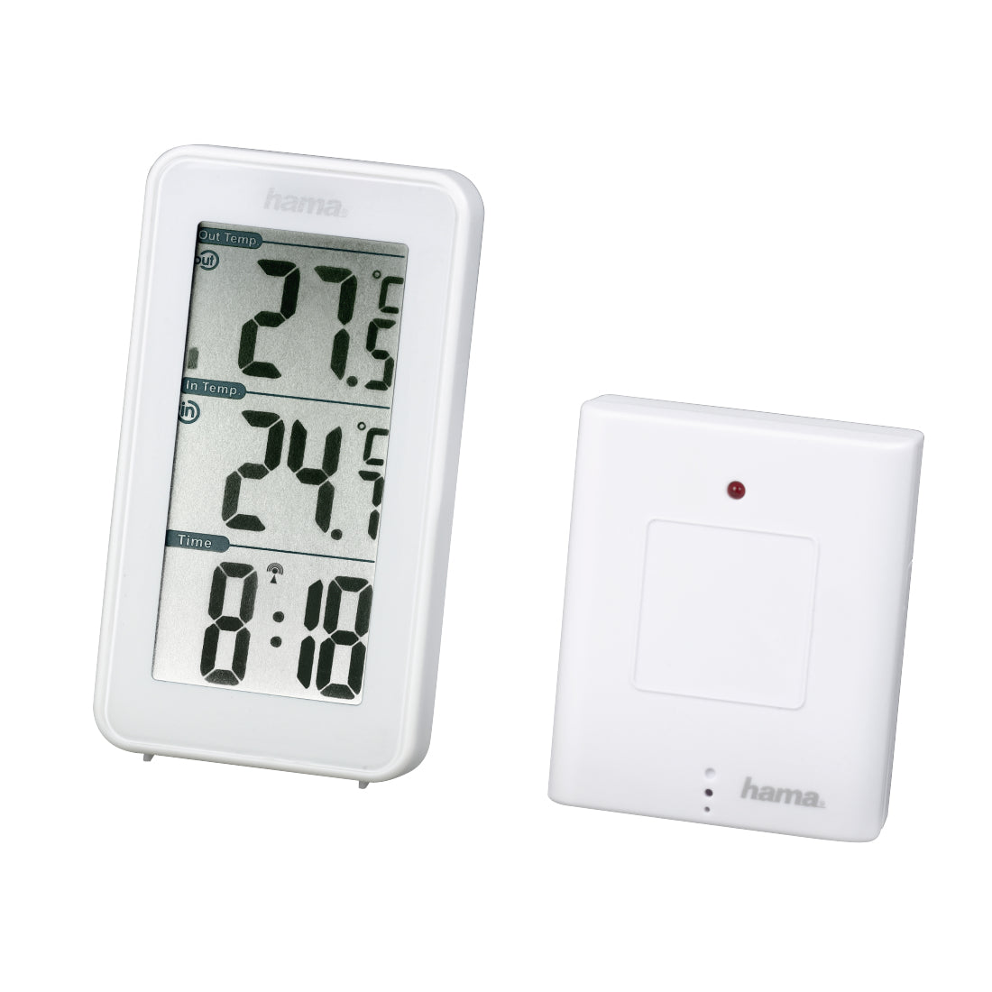 Hama EWS-152 Temperatursensor – Kabellos, −20–60 °C, Innen/Aussen