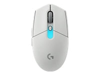 Logitech G305 X Superlight – Gaming-Maus – Kabellos (2,4 GHz), 44000 DPI, beidhändig, Weiss