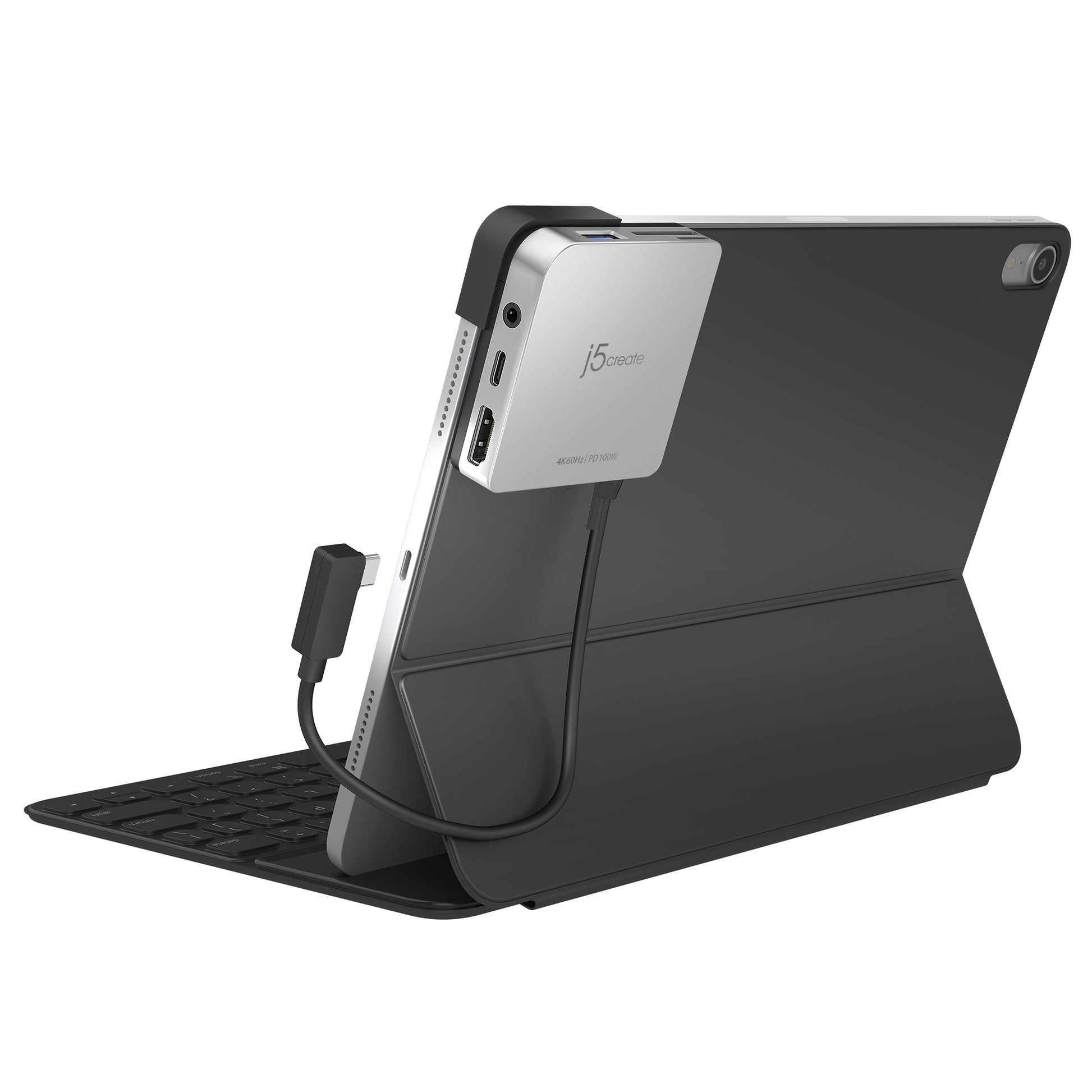 j5create USB-C Reise-Dock – für iPad und iPad Pro, 4K 60 Hz HDMI