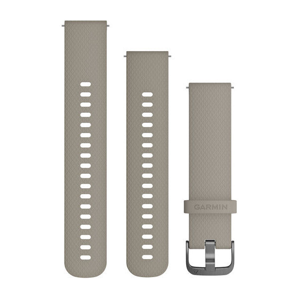 Garmin Quick Release Band – Silikon, Grau, für Garmin Forerunner, Vivoactive und Vivomove