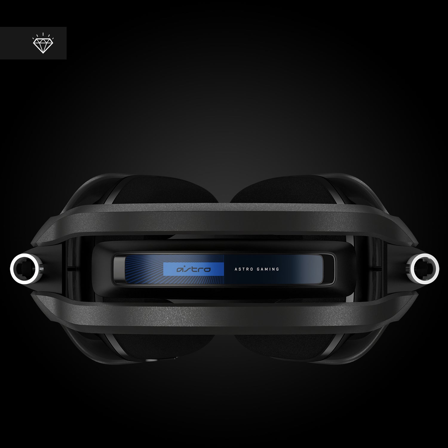 ASTRO Gaming A40 TR Gaming-Headset – Over-Ear, Stereo, Kabelgebunden, 3,5 mm Klinke, Schwarz/Blau/Silber