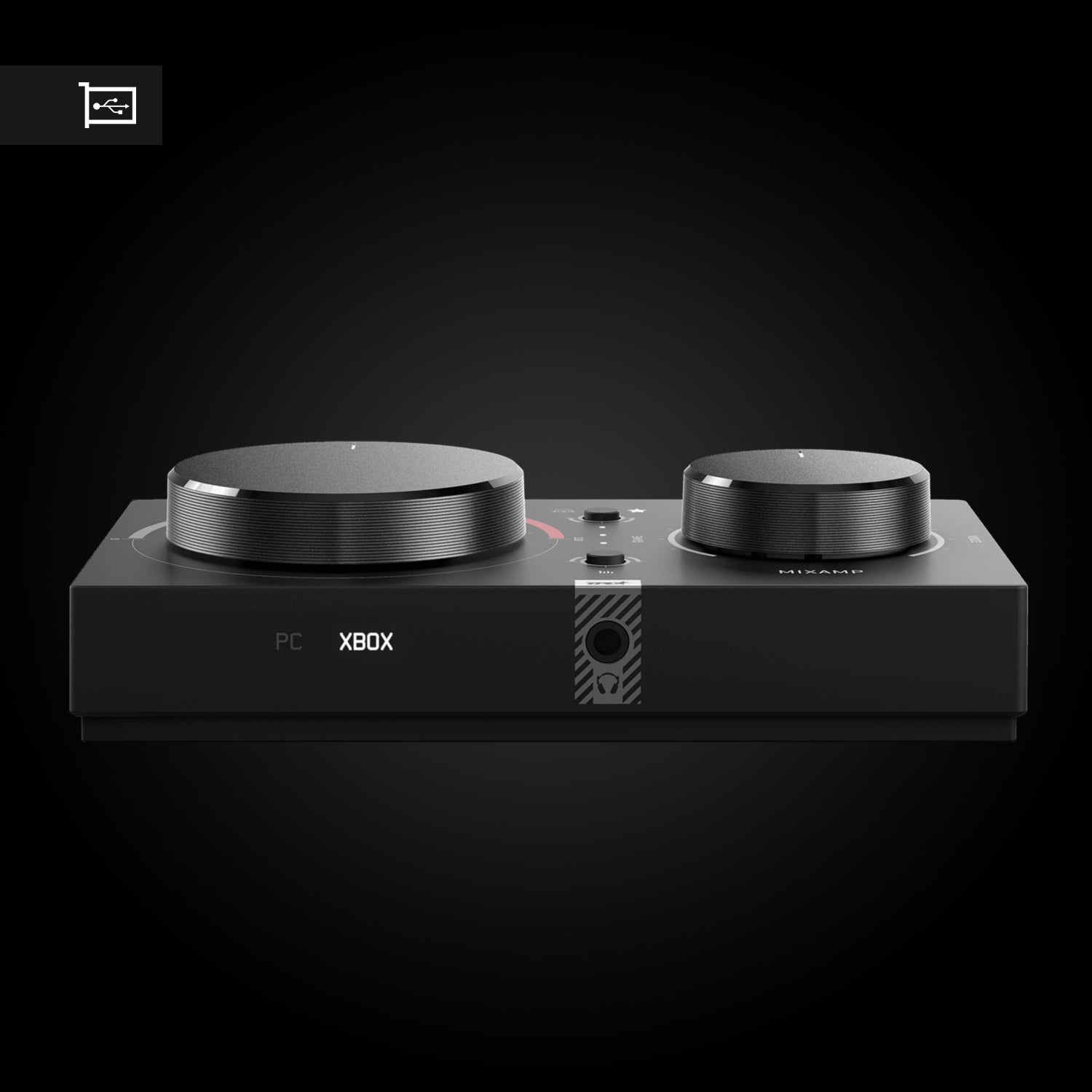 ASTRO Gaming A40 TR + MixAmp Pro TR Gaming-Headset – Over-Ear, Stereo, Kabelgebunden, für Xbox One, Schwarz/Rot/Silber