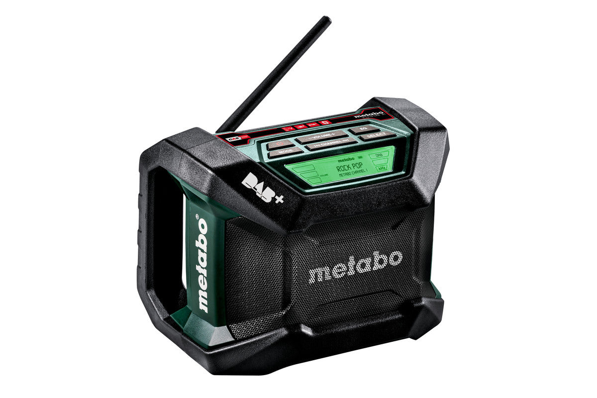 Metabo R12-18DABBT – Baustellenradio – UKW, Bluetooth, IP54, Akkubetrieb – Grün