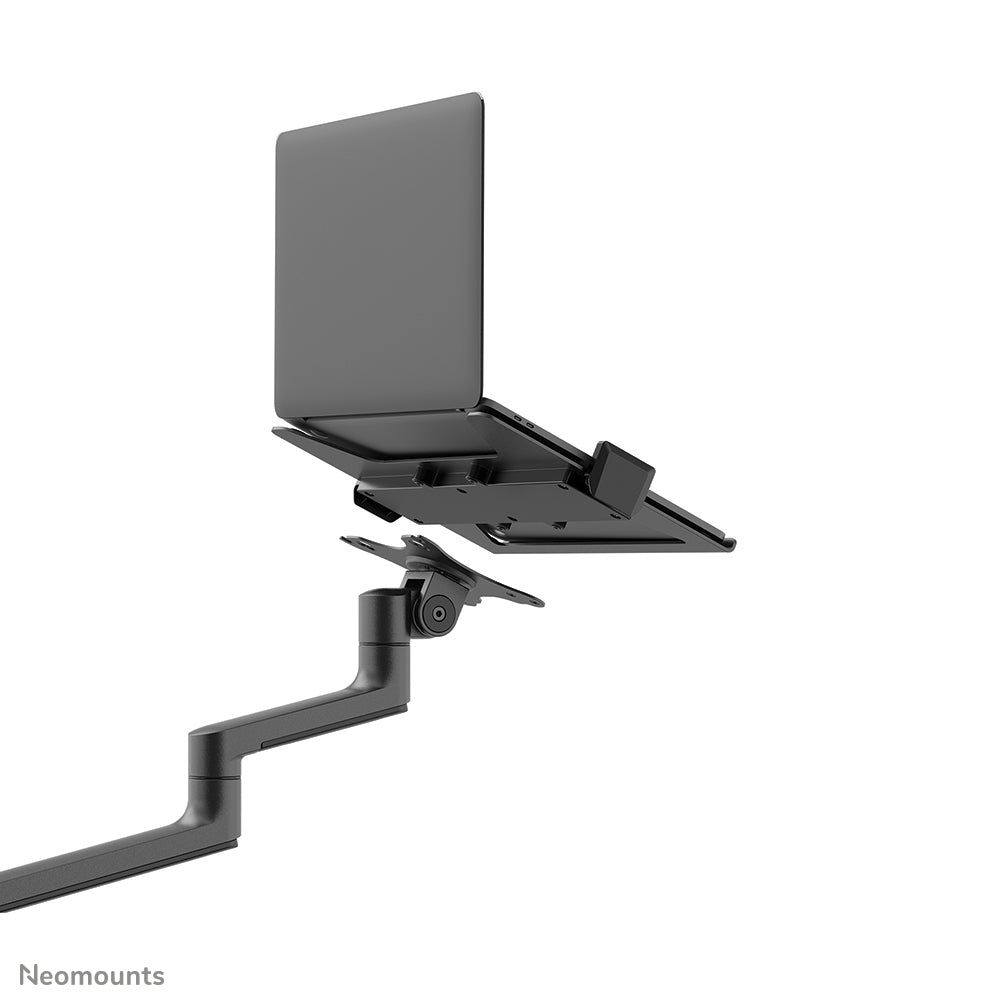 Neomounts Laptop-Arm (Klemme/Durchführung) – für Notebooks bis 17,3" – VESA 100×100, 5 kg – Schwarz