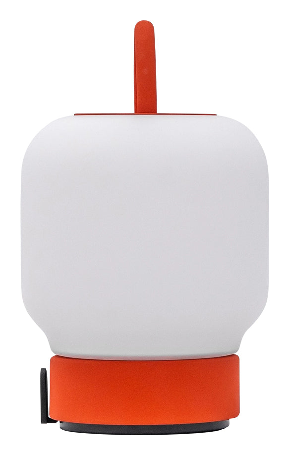 Kooduu Tischleuchte LOOME – LED 1 W, 101 lm, 2700 K, dimmbar, Akkubetrieb, USB, Tragegriff – Orange
