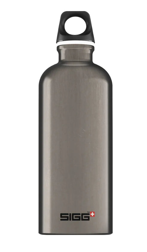 SIGG Traveller Trinkflasche 1 l – Aluminium, Schraubdeckel, für Kinder