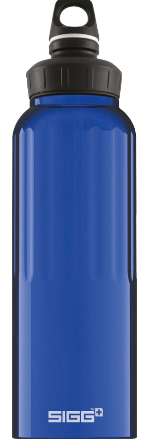 SIGG WBM Traveller Trinkflasche 1,5 l – Aluminium, Weithals, Schraubdeckel