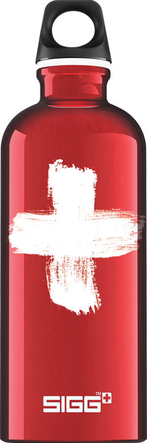 SIGG Trinkflasche 600 ml – Aluminium, Schraubdeckel, Rot