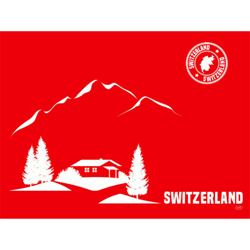 Duni Tischset – Schweiz – 30 × 40 cm – Dunicel – 100 Stk.